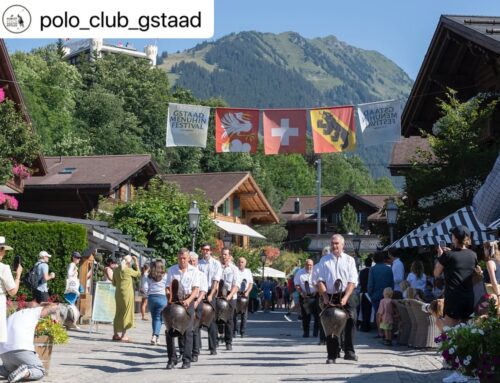 A look back at the parade through the streets of Gstaad